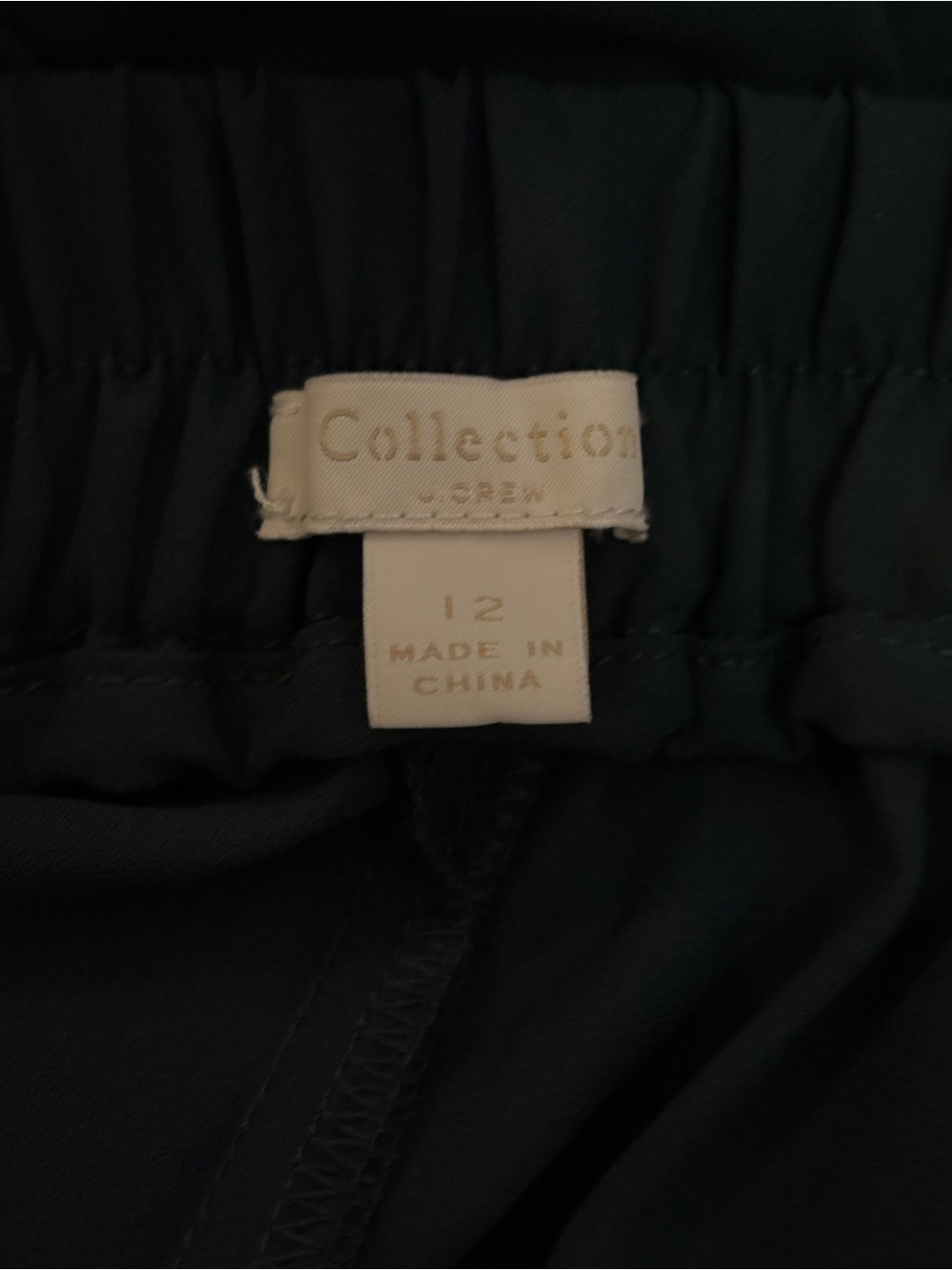 J. Crew Wide Leg Pants in Deep Emerald Green - Picture 4 of 4